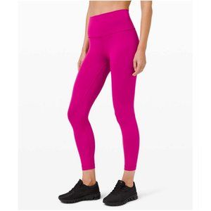 Lululemon Wunder Train High-Rise Tight 25" / Size 10 / Ripened Raspberry Everlux